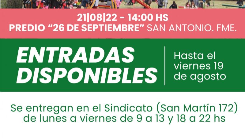 Gran fiesta de la niñez del Centro de Empleados de Comercio