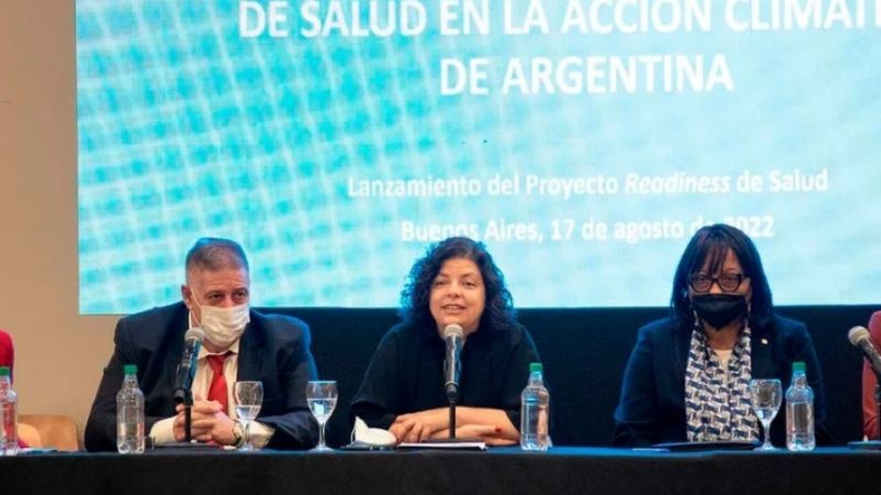 Argentina es el primer país en establecer un programa de cambio climático y salud