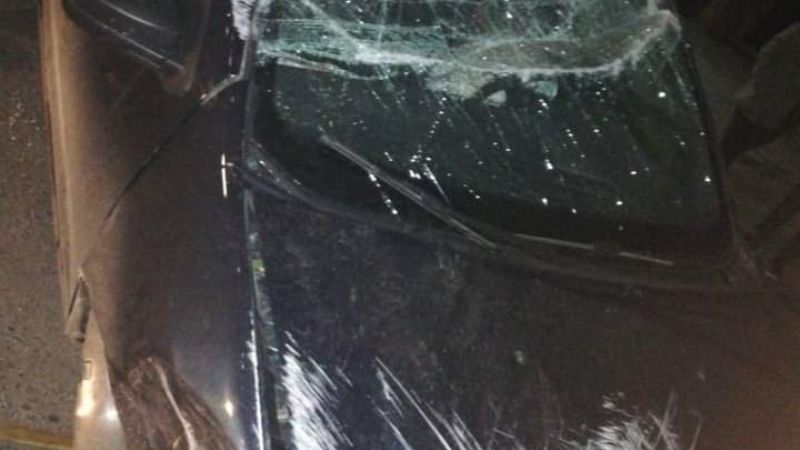 Espectacular vuelco en Valle Viejo