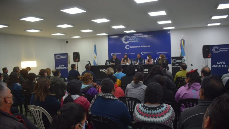 Seguridad mantuvo reunión con vecinos de Andalgalá