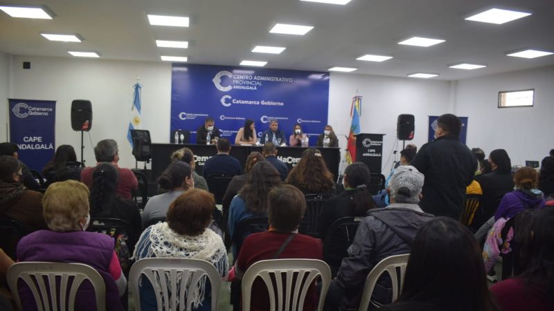 Seguridad mantuvo reunión con vecinos de Andalgalá