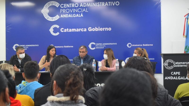 Seguridad mantuvo reunión con vecinos de Andalgalá