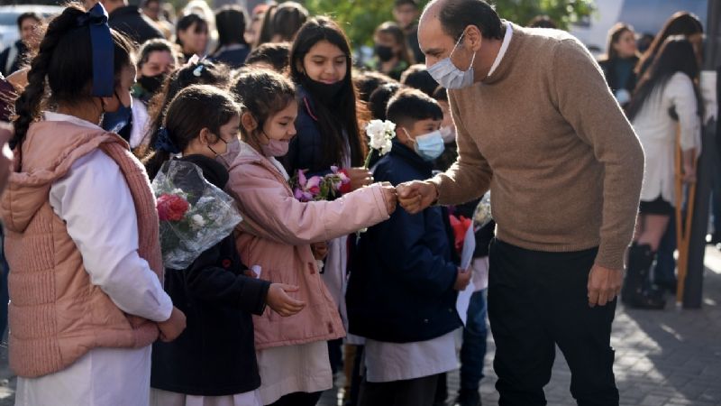 Gustavo participó de las actividades por el “Día Mundial del Peatón”