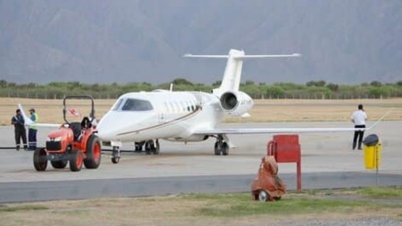 El avión sanitario de Catamarca voló a Ushuaia