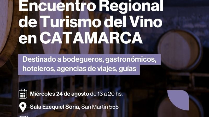 Anuncios, estrategias y talleres en el 4to encuentro Regional de Enoturimso