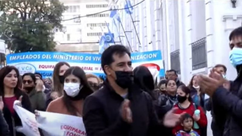 Manifestación en el Centro y caos vehicular