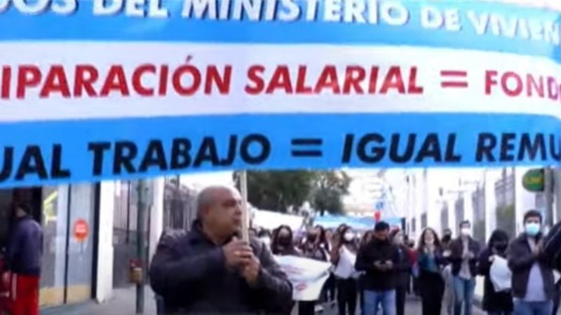 Manifestación en el Centro y caos vehicular