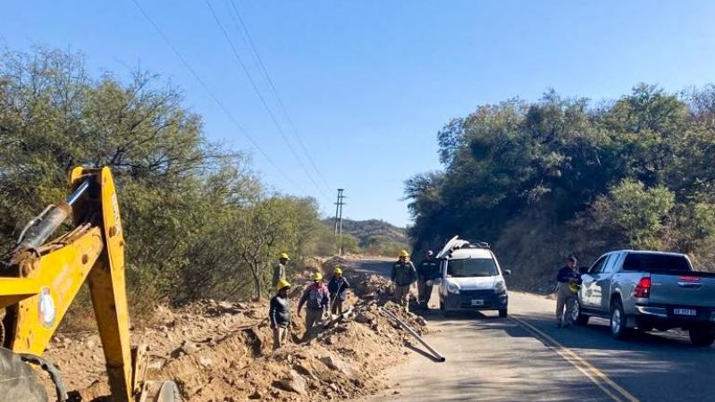 Renovación de la red de agua potable en La Planchada