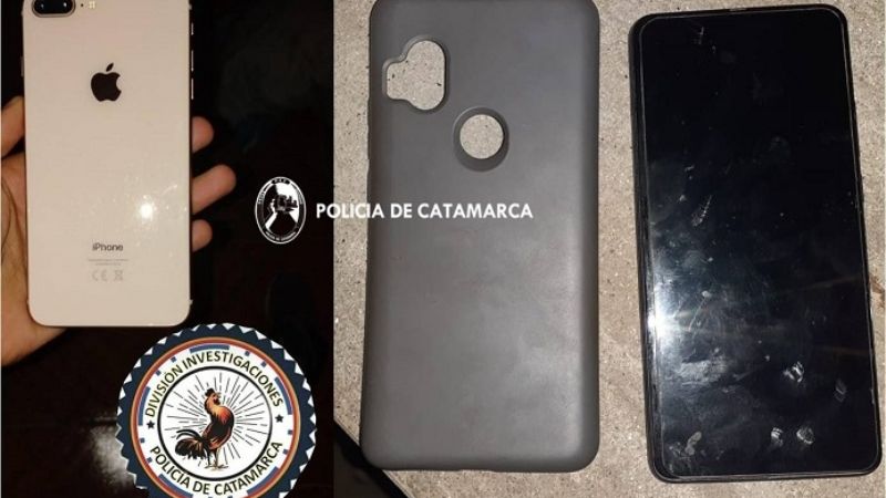 Recuperan dos celulares