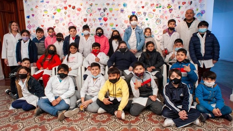 Cerca de 500 alumnos visitaron el Museo Bellas Artes