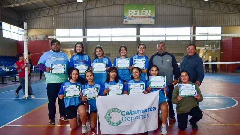 Belén y Valle Viejo a los “Evita” en Vóley Femenino