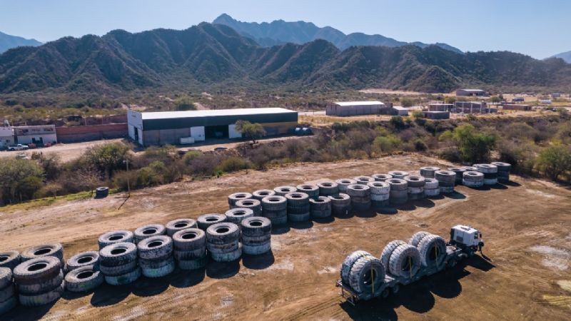 Catamarca: Invirtieron 300 millones para la primera planta de reciclado de neumáticos mineros