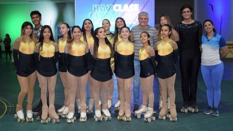 Acto inaugural del Campeonato Nacional de Patinaje Artístico