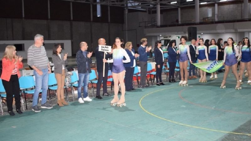 Acto inaugural del Campeonato Nacional de Patinaje Artístico