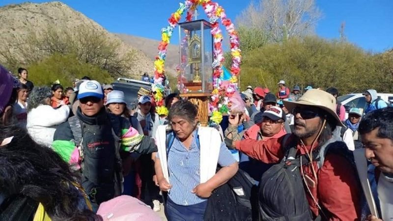 Histórica peregrinación de la imagen de San Roque