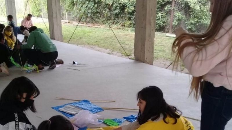 Fiesta de los niños junto a la Virgen en Banda de Varela