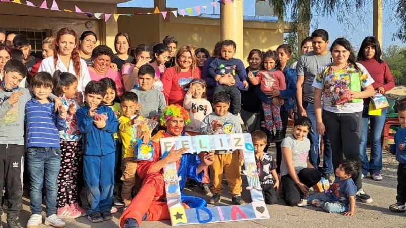 Puesto Nuevo y Los Pocitos festejaron el día de las infancias