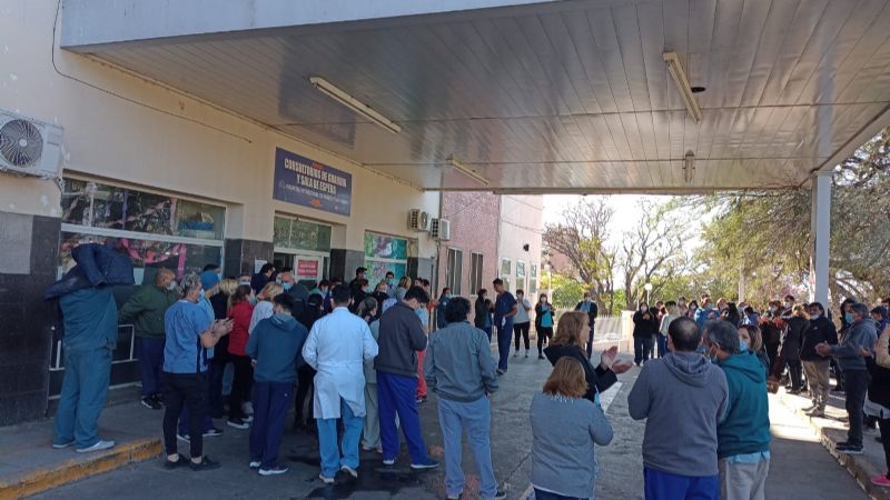 Autoconvocados del Hospital de Niños en asamblea y movilización