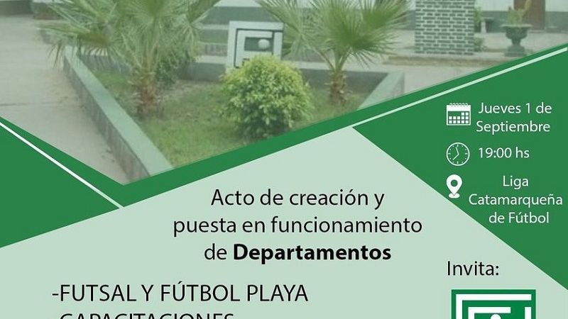 La Capital también tendrá Futsal y Fútbol Playa