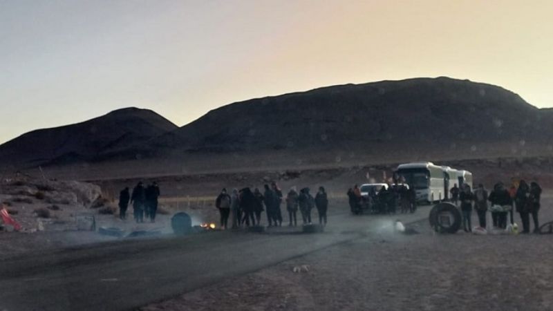 Corte de Ruta en Antofagasta