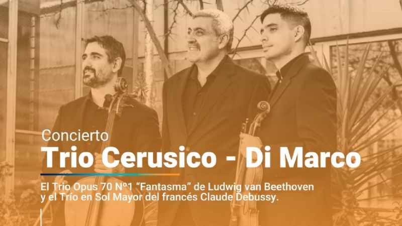 Concierto del Trío Cerúsico – Di Marco  en el ISAC