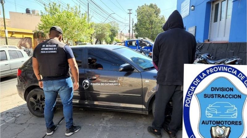 Secuestran un Audi con documentación adulterada