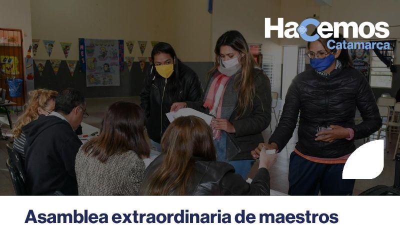 Asamblea extraordinaria de maestros capacitadores de formación profesional de instituciones