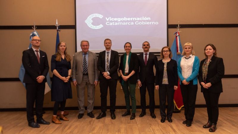 El vicegobernador Dusso recibió a representantes de la Unión Europea