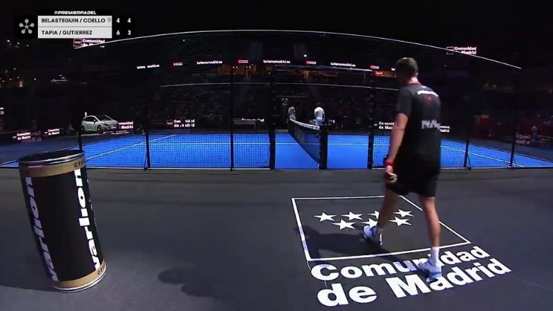 Agustín Tapia en las semifinales de Madrid