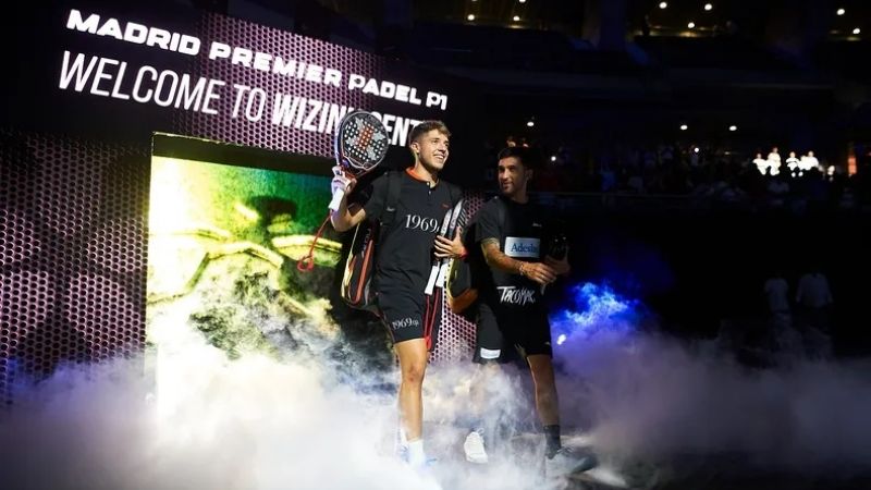 Agustín Tapia en las semifinales de Madrid