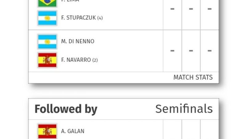 Agustín Tapia en las semifinales de Madrid