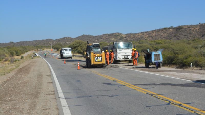 Continúa en marcha la repavimentación de la Ruta 38