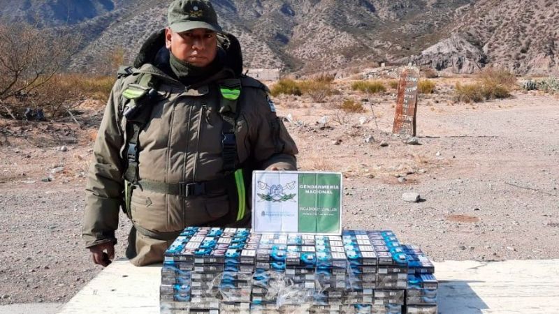 Secuestran más de 2 millones de pesos en mercadería de contrabando