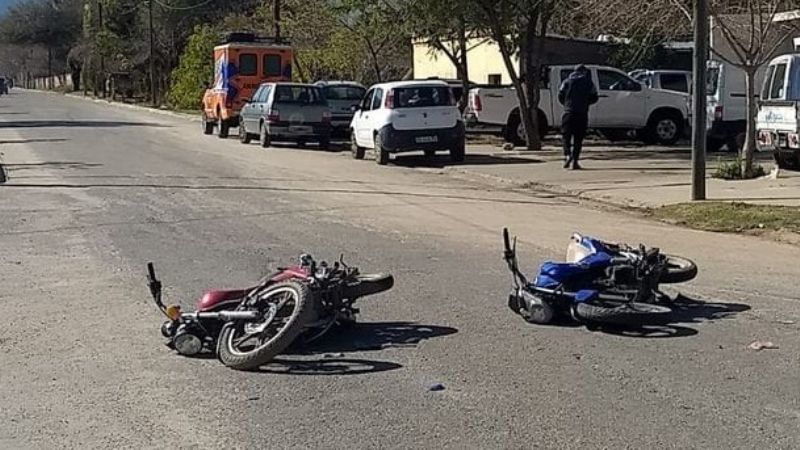 Huachaschi: grave siniestro entre dos motos