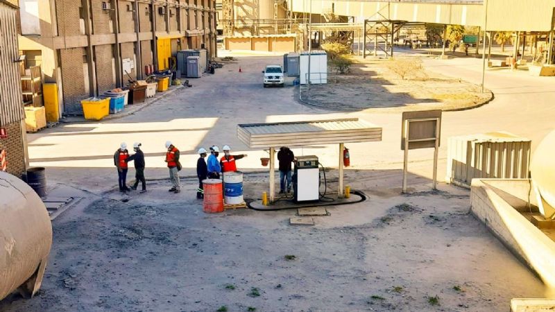 Inspección y control ambiental en Loma Negra
