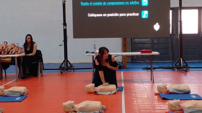 Exitoso curso de Reanimación Cardiopulmonar (RCP