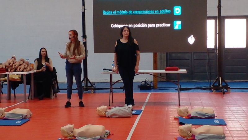Exitoso curso de Reanimación Cardiopulmonar (RCP