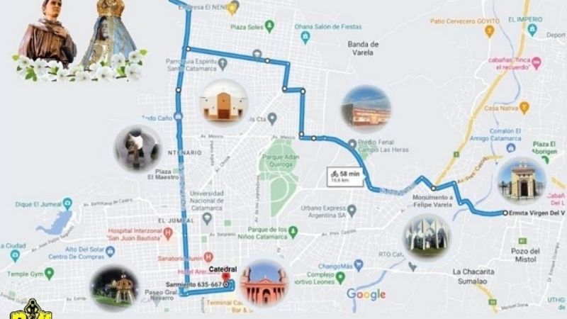 Biciperegrinos homenajearán a la Virgen