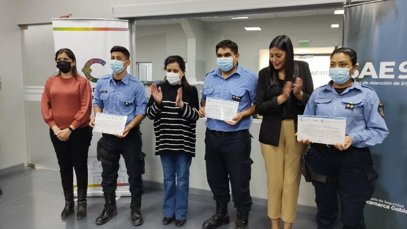 Se certificó a operadores y operadoras del SAE 911