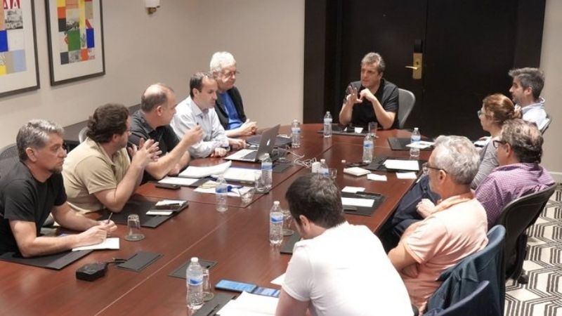 Otra jornada clave en la visita de Massa a los EE.UU.