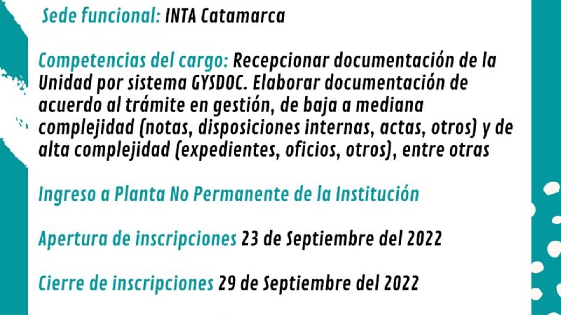 Ofrecen empleos para concursar