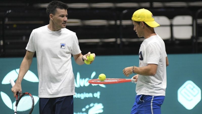 Sebastián Báez abre la serie entre Argentina y Suecia