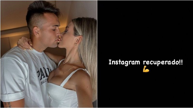 Lautaro Martínez y su novia negaron distanciamiento