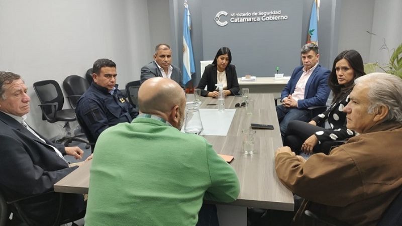 Reunión entre Seguridad y la Liga Catamarqueña