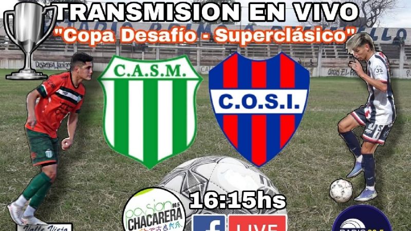 El domingo va el “Desafío-Superclásico” de Las Chacras