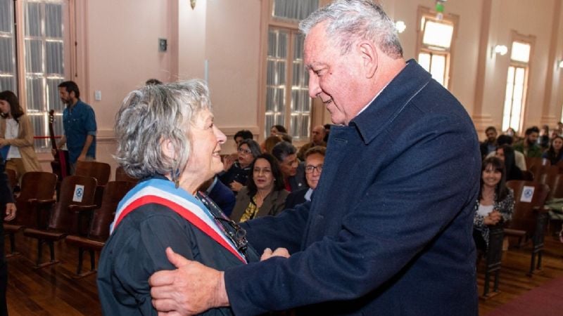 Rita Segato recibió la declaración de interés parlamentario por su visita