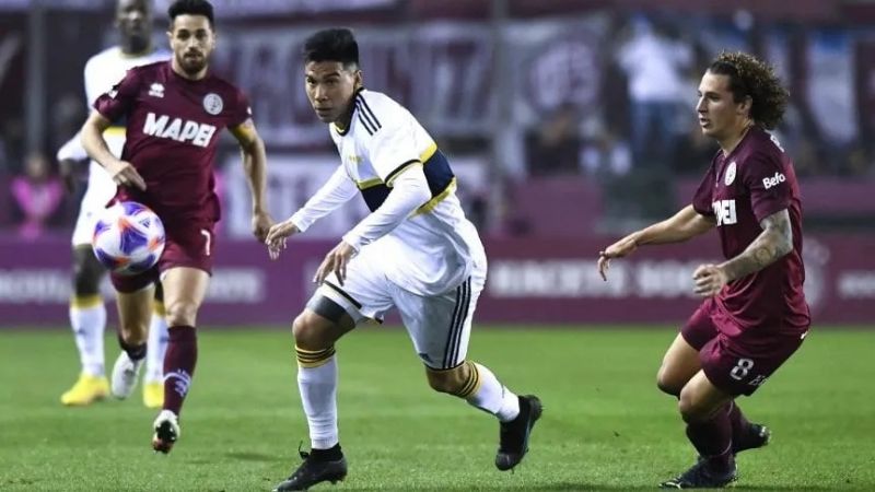 Boca le ganó a Lanús y es el único puntero