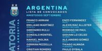 LA LITSA de convocados de la Selección Argentina para los amistosos ante Honduras y Jamaica.