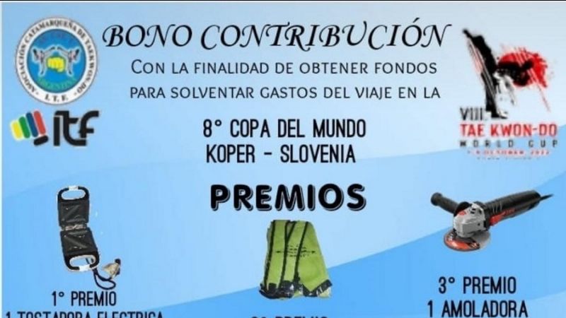 Campaña de apoyo rumbo al Mundial de Taekwon-Do