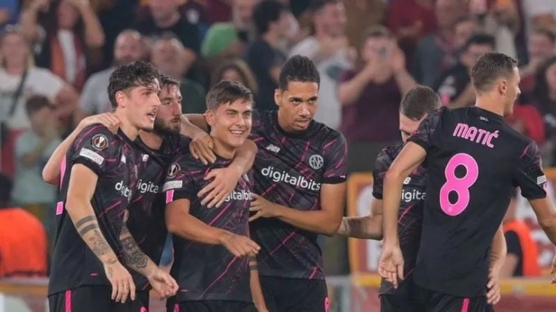 Con un Dybala imparable, Roma goleó a Helsinki
